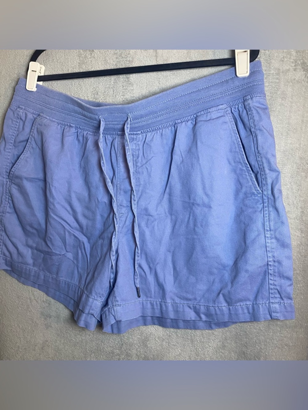 Orvis outdoor casual summer blue  Drawstring Athletic Shorts size XL stretch - Picture 2 of 4